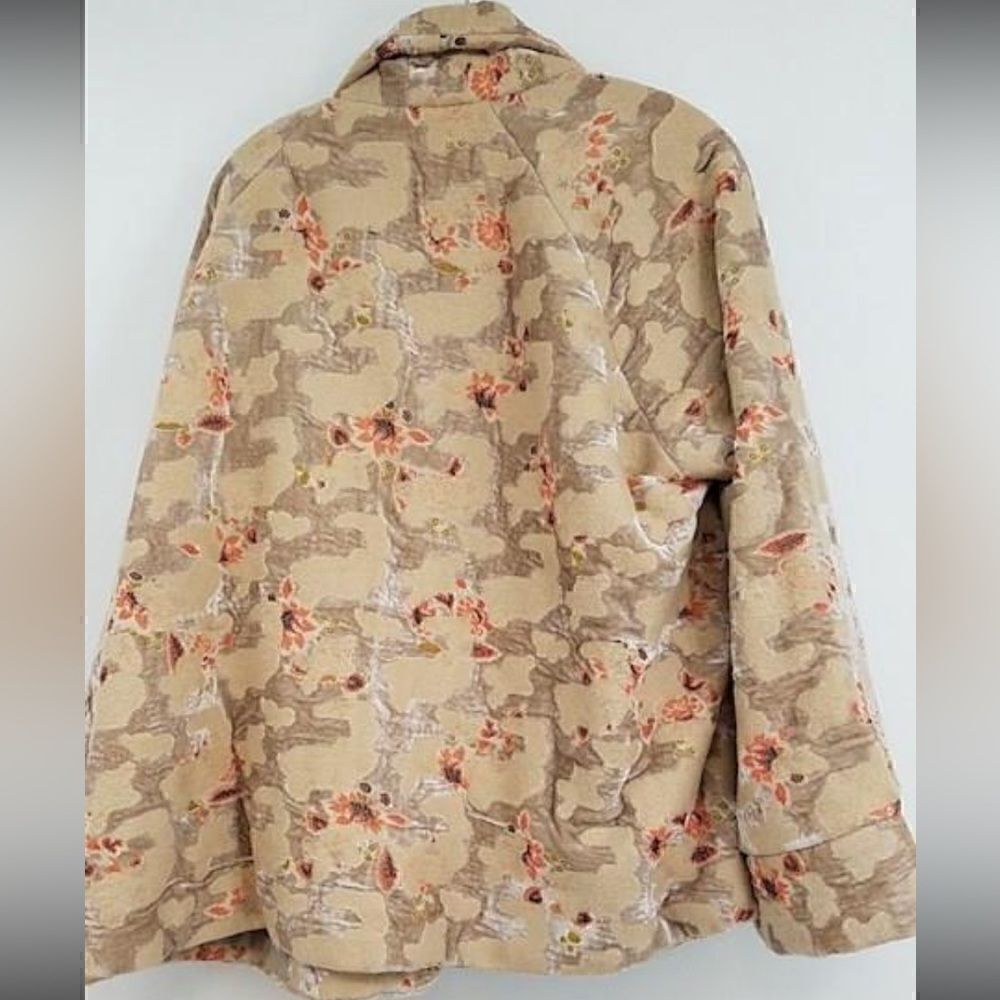 By Anthropologie Velvet floral kimono jacket - Picture 8 of 9